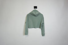 Load image into Gallery viewer, WOMENS CROPPED HOODIE-  SAGE